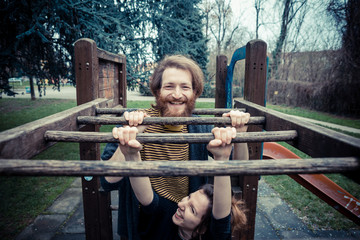 Obraz premium young modern stylish couple