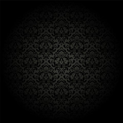 damask pattern. vector seamless wallpaper. flower background