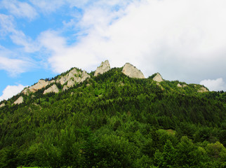 View to Three Crowns, Pieniny National Park, Poland © Tombaky