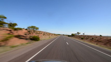 Driving Melbourne to Adelaide, time lapse