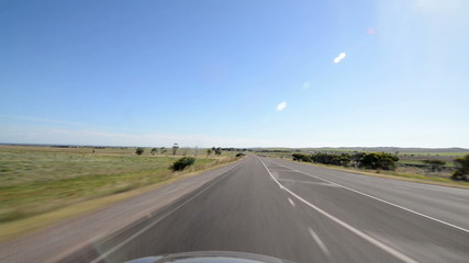 Driving Melbourne to Adelaide, time lapse