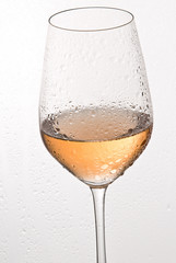 Verre de vin rosé