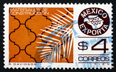 Postage stamp Mexico 1980 Tile, Mexican Export