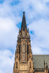 Fototapeta na wymiar St. Vita`s Cathedral in Prague