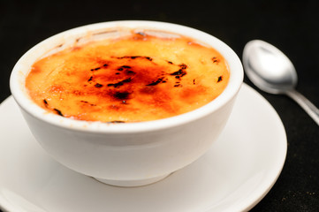 Delicious baked egg custard