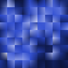 Blue background with squares