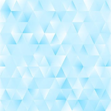 Blue background with triangles