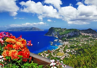 Foto auf Glas schöne Insel Capri - Italienische Reiseserie © Freesurf
