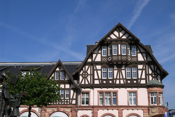 Fototapeta na wymiar Dach in Bad Homburg