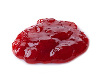 red strawberry jam