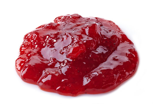 Fototapeta red strawberry jam