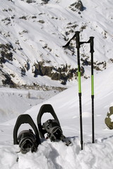 Racchette da neve e bacchette