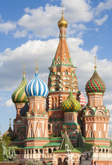 Fototapeta na wymiar Saint Basil cathedral. Moscow. Red square.