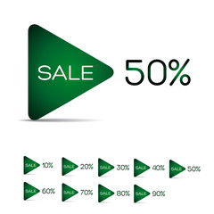 Set of Colorful Sale Labels