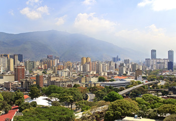 Skyline von Caracas-Stadt. Hauptstadt von Venezuela
