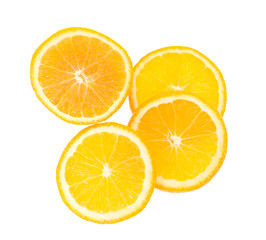 Oranges Isolated on White Background