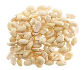 Peanuts Isolated on White Background