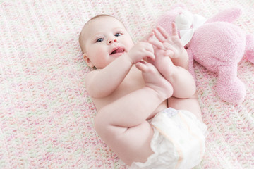 Infant baby girl