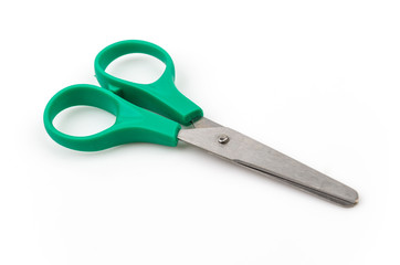 Scissors isolated white background