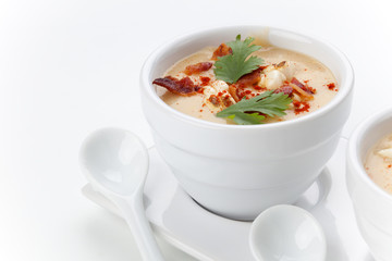 Chilled Corn and Bacon Soup