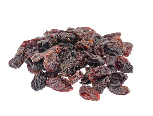 Raisins Isolated on White Background.