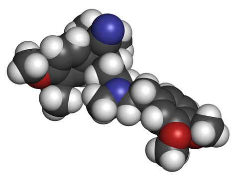 Verapamil calcium channel blocker drug.