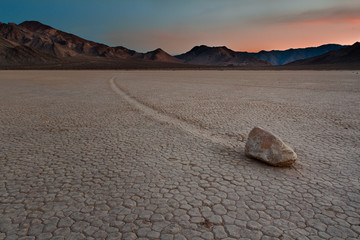 The Racetrack at Death Valley National Park, California - obrazy, fototapety, plakaty