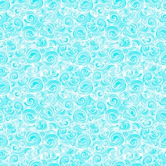 seamless pattern of the ocean waves - 62760190