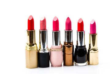 Obraz premium Lipstick isolated white background