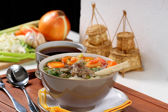 sop kambing, Indonesian meat lamb soup
