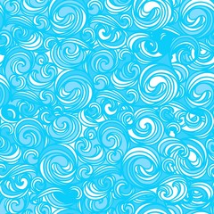 seamless wave pattern - 62760597