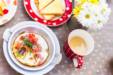asian style breakfast set