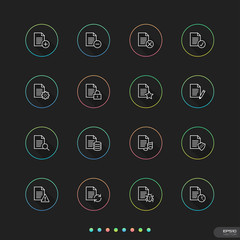 File and Document Icons set