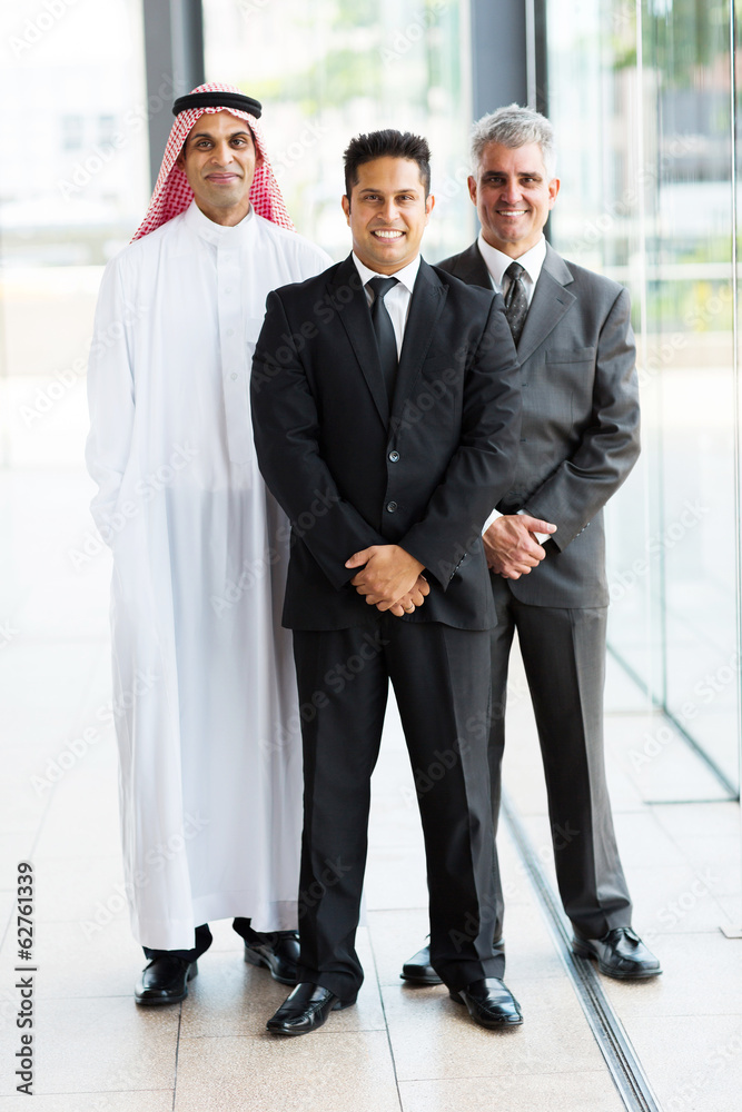 Wall mural group of multicultural businessmen