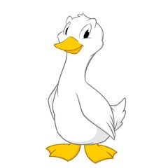 Cartoon Goose
