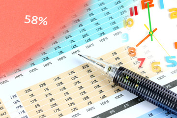 Mechanical pencil point to number.