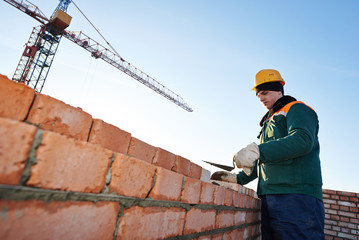 construction mason worker bricklayer