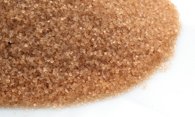 Brown sugar isolated