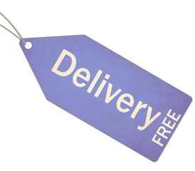 Free Delivery Blue Tag and String