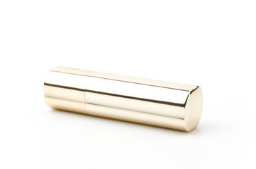 Lipstick isolated white background