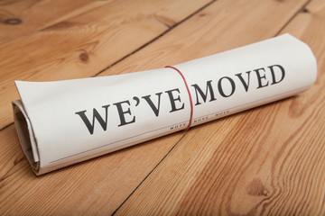 we've moved zeitung