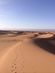 camminata nel deserto