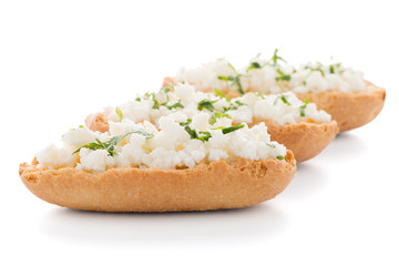 Crispbread with fromage
