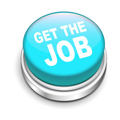 3d Illustration of shiny get the job button