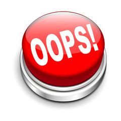 3d illustration of oops! button