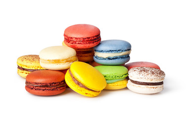 Tasty colorful macaroon
