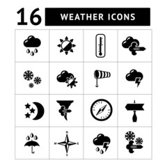 Set icons of weather