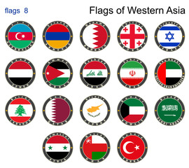 Flags of Western Asia. Flags 8.