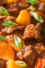 beef stew with potato and carrot