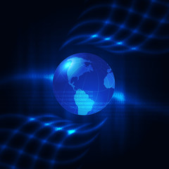 Abstract blue background